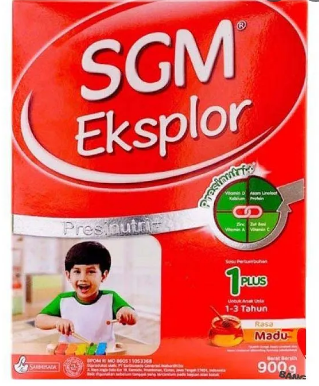 SGM EKSPLOR 1+ SUSU PERTUMBUHAN PRESINUTRI MADU BOX 900g