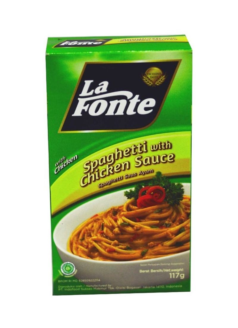 LA FONTE SPAGHETTI INSTANT SAUS AYAM BOX 117g