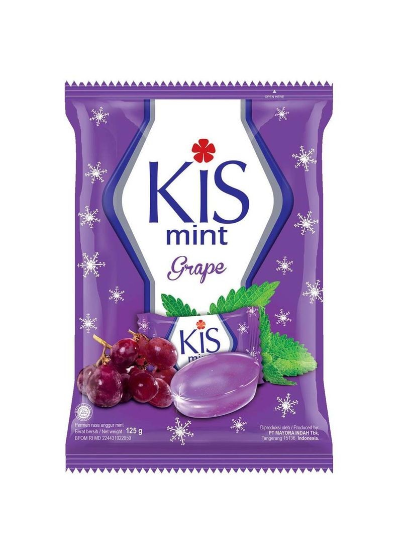 KIS CANDY MINT GRAPE PCK 125g