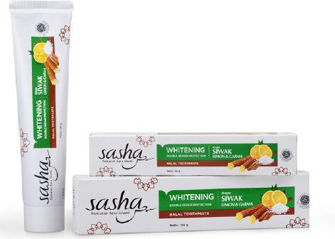 SASHA PASTA GIGI WHITENING TUB 65g