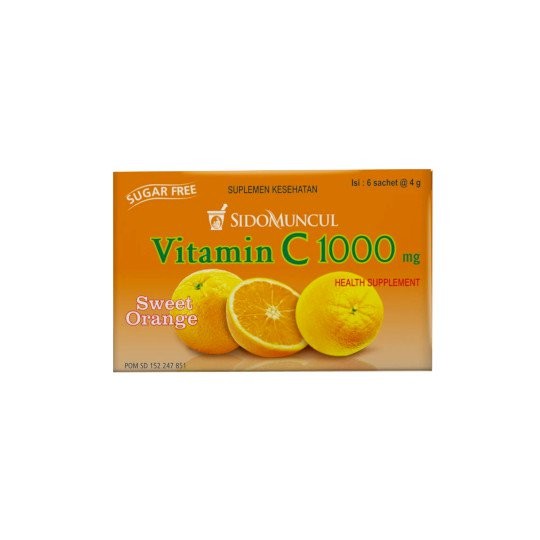 SIDO MUNCUL VITAMIN ORANGE C1000 6x4g