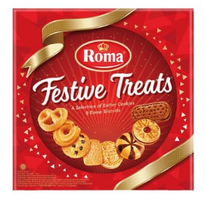 ROMA BISCUIT FESTIVE TREATS KLG 765g