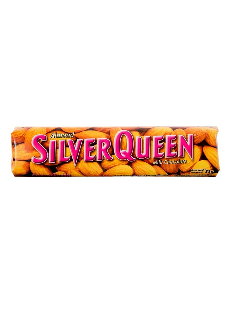 SILVER QUEEN CHOCOLATE MIDI ALMOND PCK 30g
