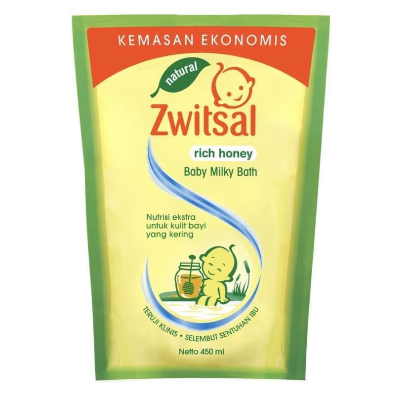 ZWITSAL BABY MILKY BATH RICH HONEY PCH 250ML