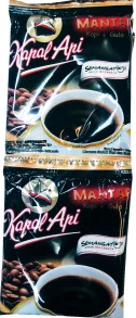 KAPAL API KOPI BUBUK+GULA MANTAP PCK 10X25g
