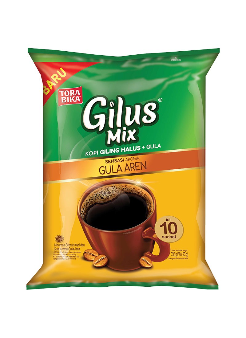 TORABIKA KOPI INSTANT GILUS MIX GULA AREN RCG 10x22g