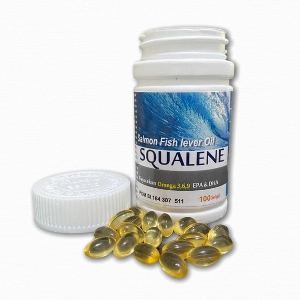 SALMON FISH LEVER OIL SQUALENE 100 softgel