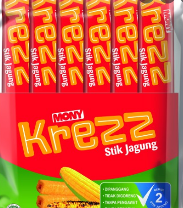MONY KREZZ STIK JAGUNG STROBERI PCK 10g