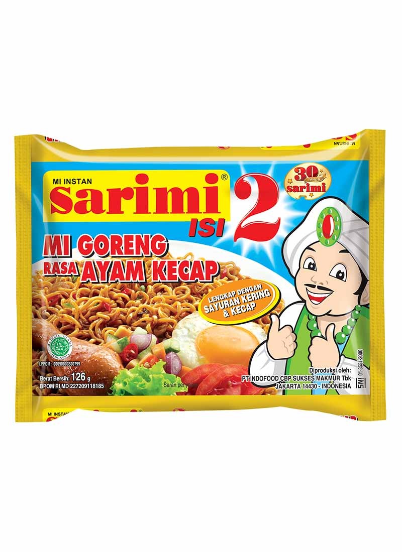 SARIMI MIE GORENG (ISI 2) AYAM KECAP PCK 126g