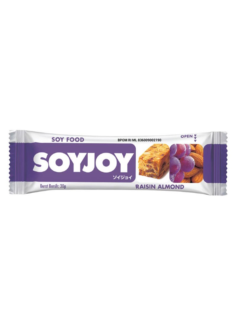 SOYJOY FRUIT SOY BAR RAISIN ALMOND PCK 30g