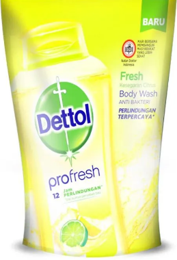 DETTOL BODY WASH ANTISEPTIC FRESH PCH 250mL