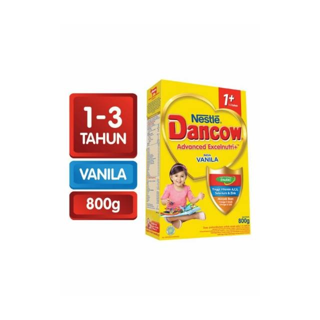 DANCOW 1+ SUSU BUBUK PRTCTS PROBIO VANILA BOX 800g