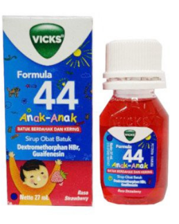 VICKS OBAT BATUK FORMULA 44 ANAK STRAWBERRY BTL 27mL