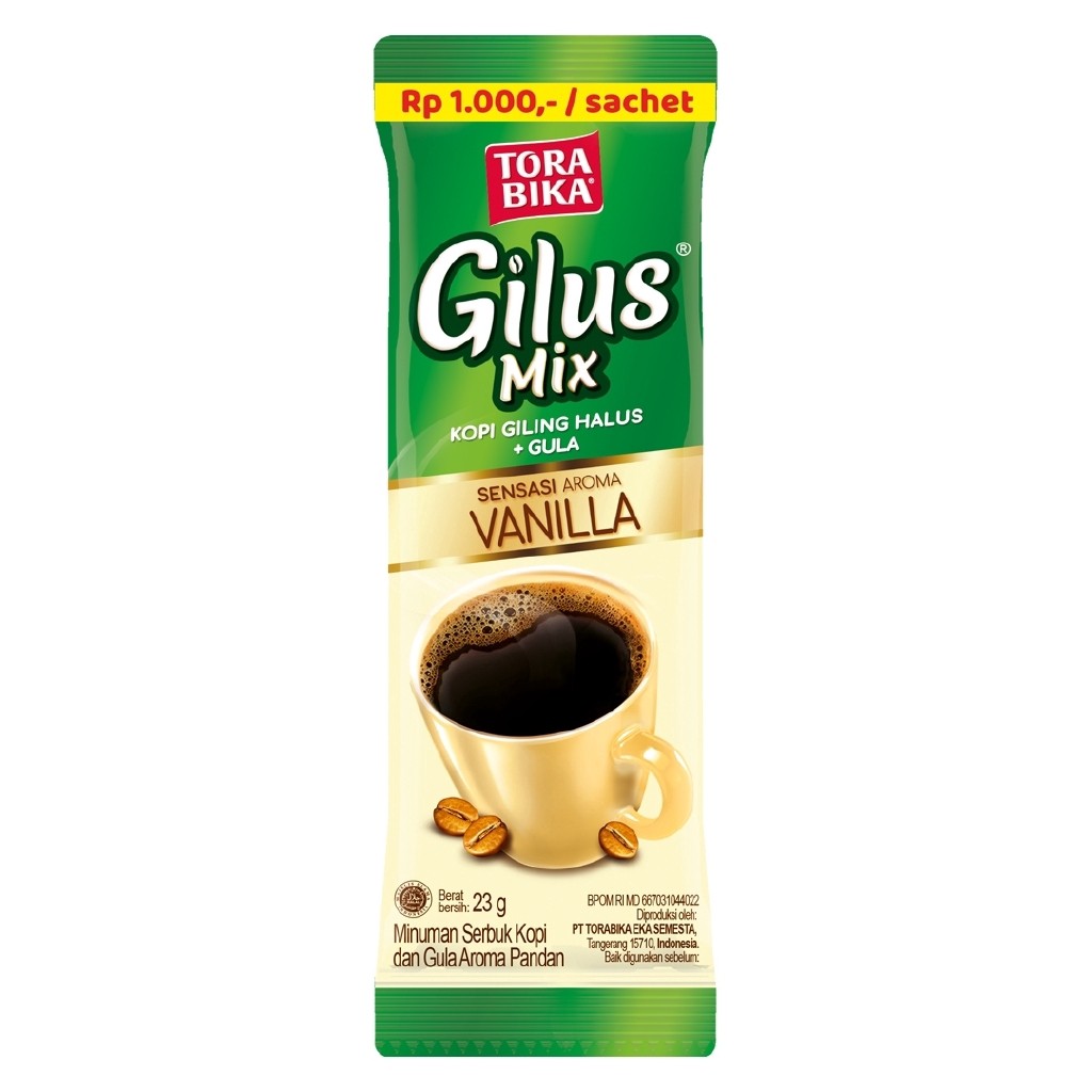TORABIKA KOPI INSTANT GILUS MIX VANILA RCG 10x22g
