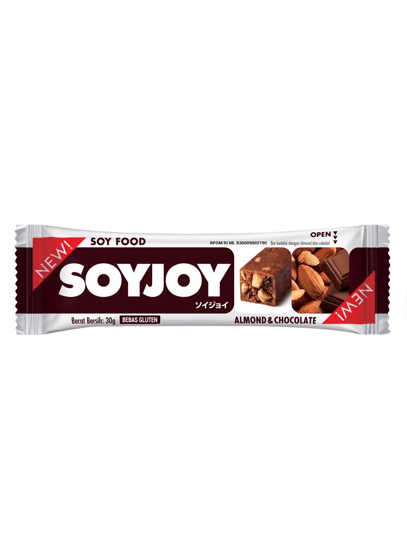 SOYJOY FRUIT SOY BAR COKLAT ALMOND PCK 30g