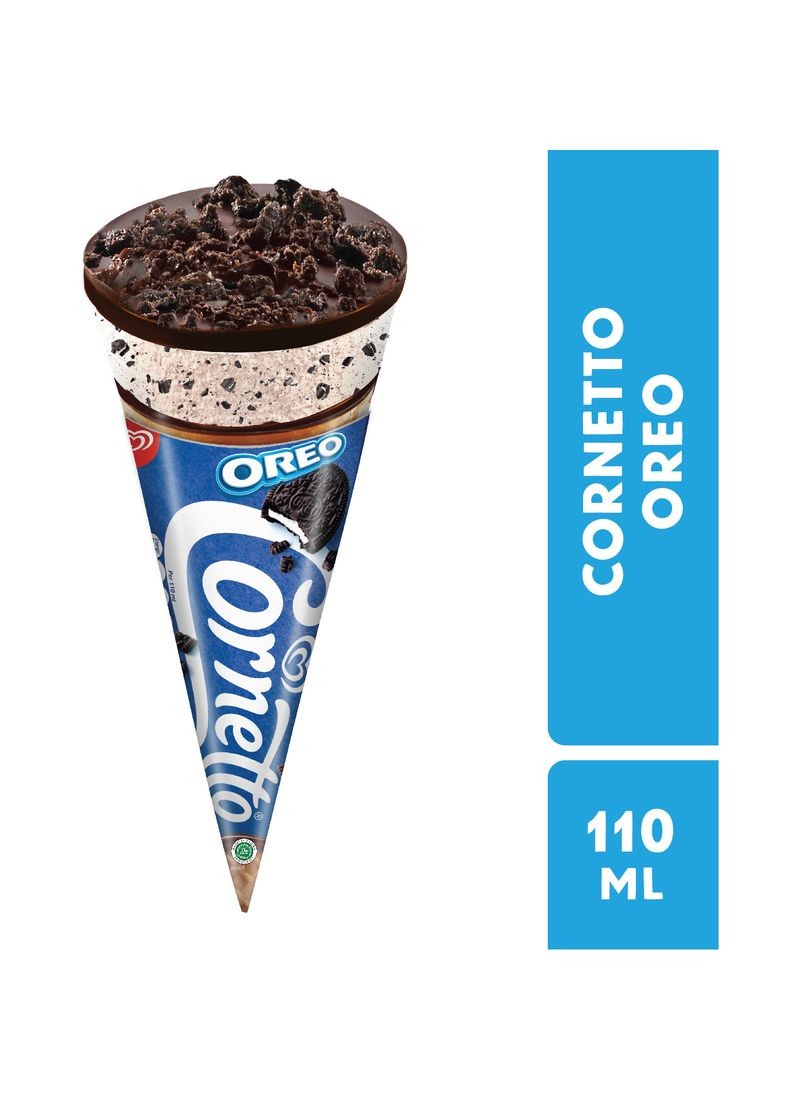 WALLS ICE CREAM CORNETTO DISC OREO 110mL