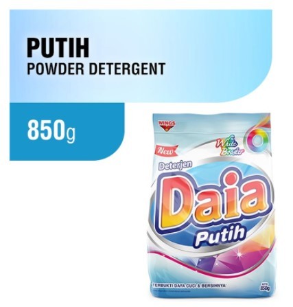 DAIA DETERGENT BUBUK PUTIH EXTRAK PEMUTIH BAG 850/900g