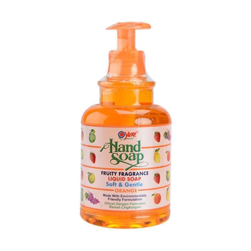 YURI HANDWASH ORANGE PUMP BTL 410ML