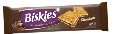 BISKIES SANDWICH CRACKERS CHOCO 108gr