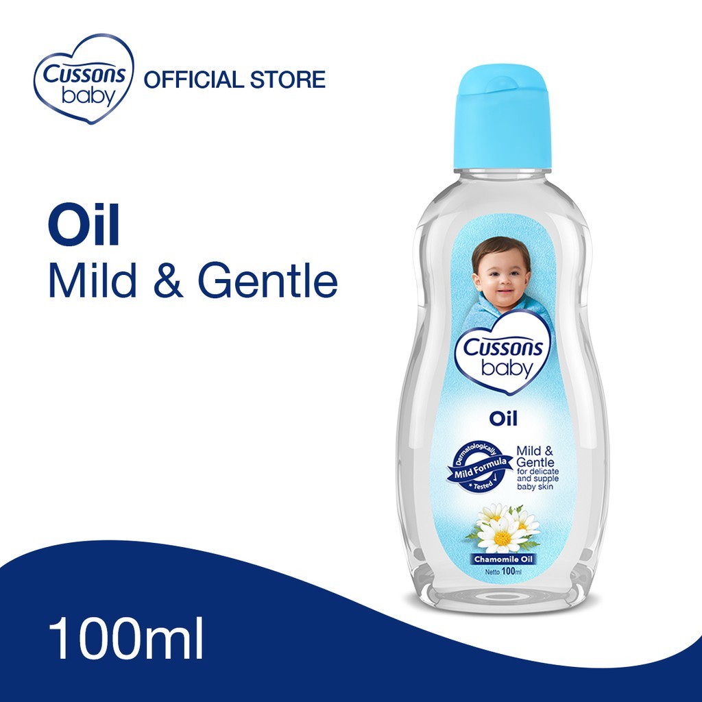 CUSSONS BABY OIL MILD & GENTLE BTL 100mL