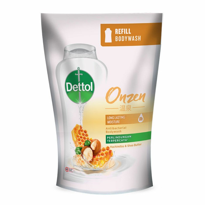 DETTOL BODY WASH ONZEN HONEY PCH 410mL