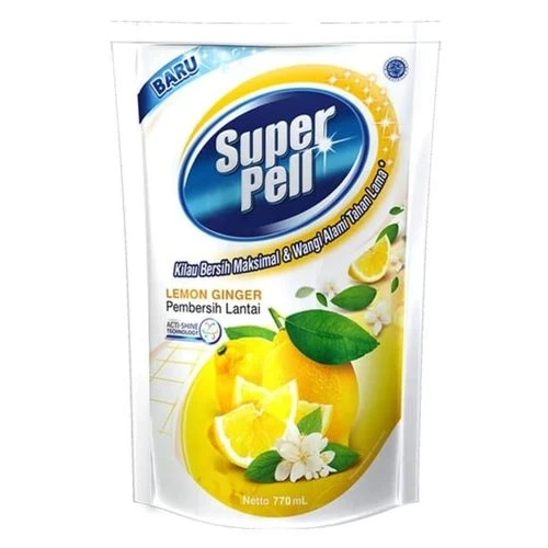 SUPER PELL PEMBERSIH LANTAI REF LEMON GINGER PCH 780/770mL