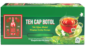 CAP BOTOL TEH CELUP HIJAU BOX 25x2g