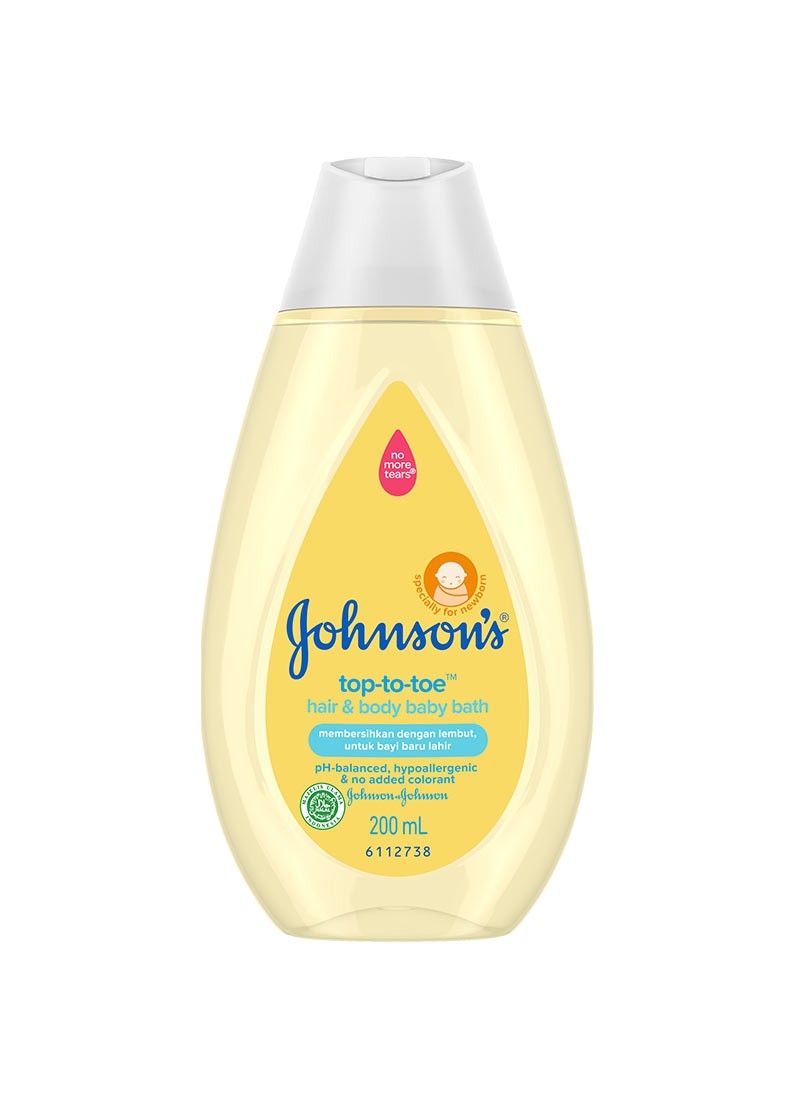 JOHNSONS HAIR & BODY WASH TOP TO TOE BTL 200mL