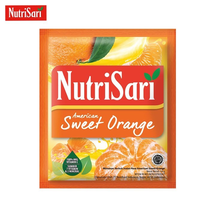 NUTRISARI AMERICAN SWEET ORANGE 10x11gr