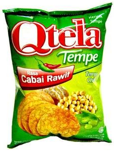 QTELA KERIPIK TEMPE CABE RAWIT PCK 55g