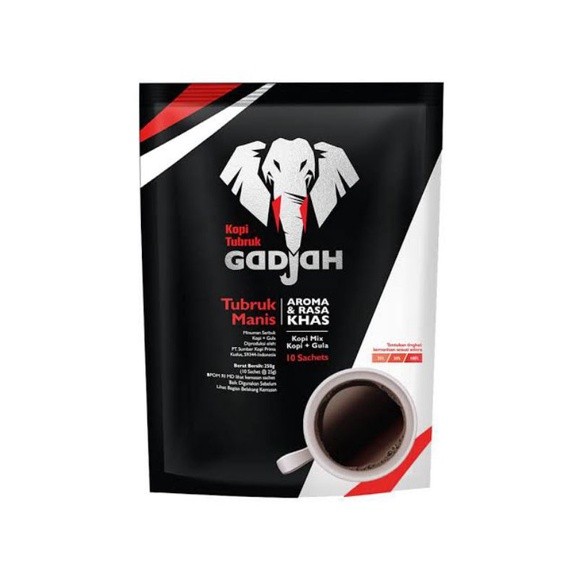 GADJAH KOPI TUBRUK HITAM RCG 10x25g