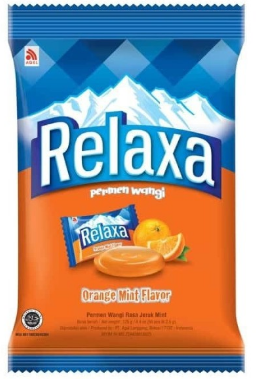 RELAXA CANDY ORANGE MINT PCK 125g