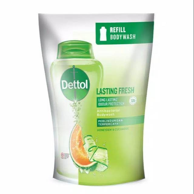 DETTOL BODY WASH ANTI BAKTERI LASTING FRESH PCH 410g