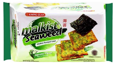 KHONG GUAN CRACKERS MALKIST SEAWEED PCK 135g