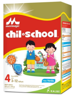 MORINAGA SCHOOL SUSU PERTUMBUHAN 4 VANILLA BOX 800g