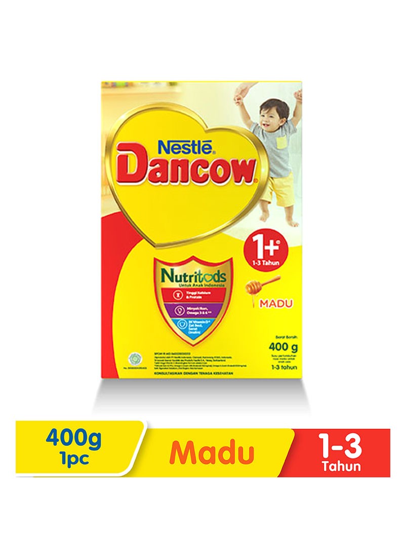 DANCOW 1+ SUSU BUBUK PRTCTS PROBIO MADU BOX 400g