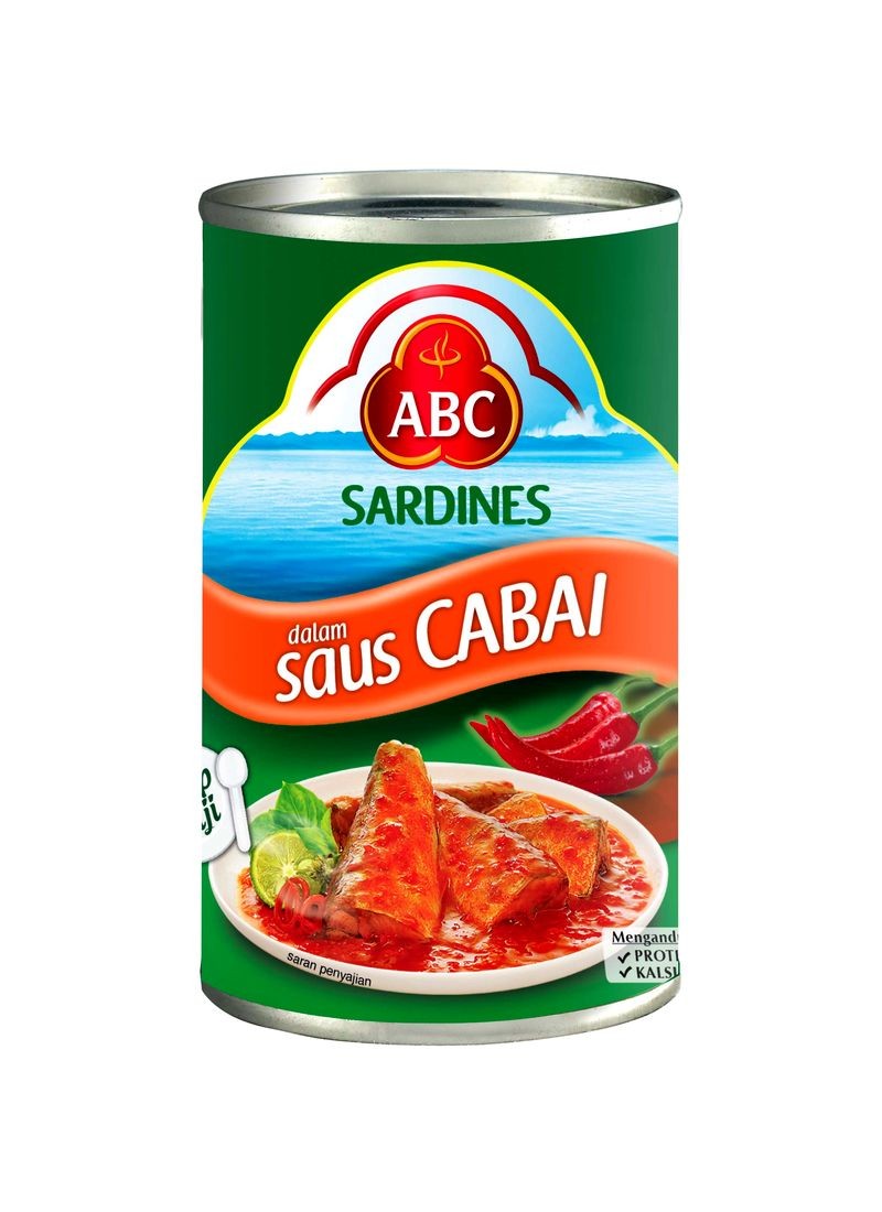 ABC SARDINES CHILI KLG 425g