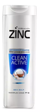 ZINC SHAMPOO A/K CLEAN & ACTIVE BTL 340ML