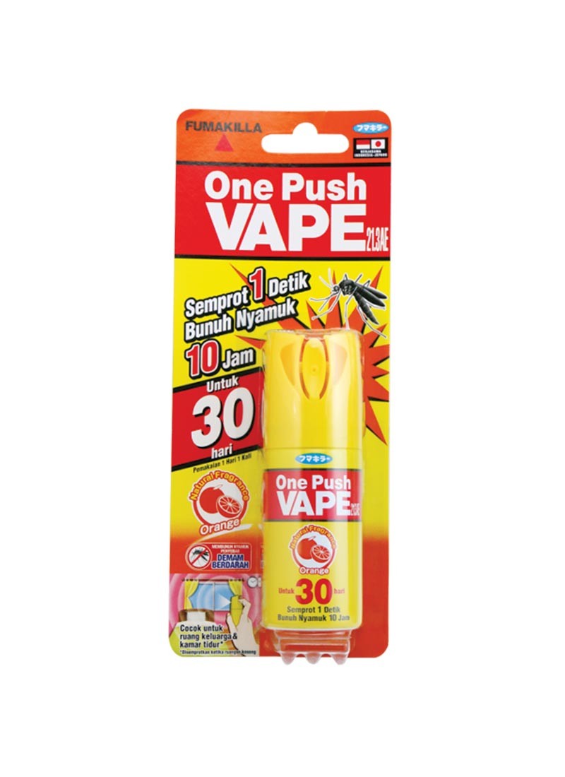 VAPE OBAT NYAMUK SPRAY 1 X SEMPROT ORANGE KLG 10mL