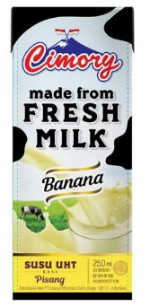CIMORY FRESH MILK BANANA UHT TPK 250mL