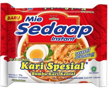 SEDAAP MIE MIE INSTANT KARI SPESIAL PCK 75g