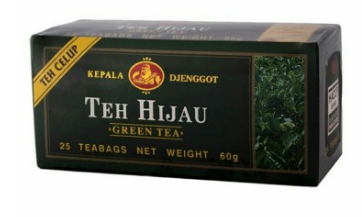 KEPALA DJENGGOT TEH CELUP 25S GREEN TEA PCK 60g