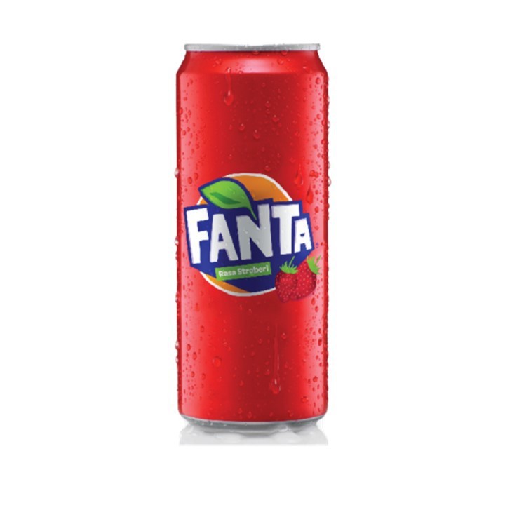 FANTA SOFT DRINK SLIM STRAWBERRY KLG 250mL