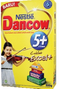 DANCOW SUSU BUBUK INST CALCI-N 5+ VANILA BOX 800g