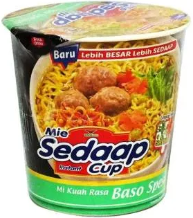 SEDAAP MIE MIE INSTANT BASO CUP 72/77g