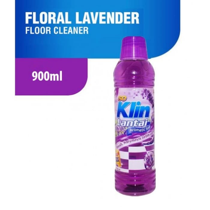 SO KLIN PEMBERSIH LANTAI (UNGU) FLORAL LAVENDER BTL 900mL