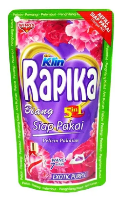 RAPIKA PELICIN PAKAIAN BIANG 5 IN 1 UNGU PCH 250mL