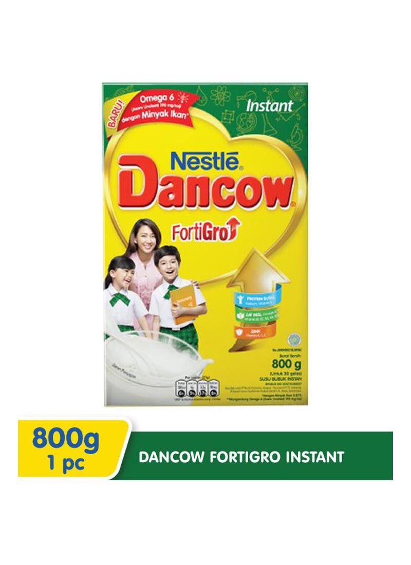 DANCOW FORTIGRO SUSU BUBUK INSTANT ENRICHED BOX 800g