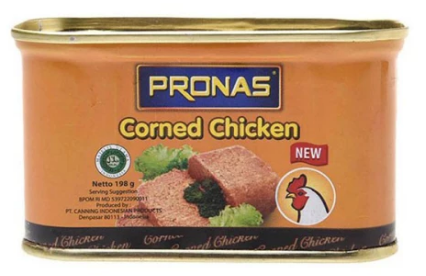 PRONAS CORNED CHICKEN KLG 198g