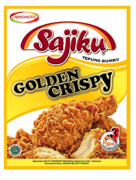 AJINOMOTO TEPUNG BUMBU SAJIKU GOLDEN CRISPY PCK 200g